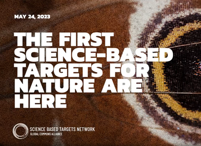 The Science-Based Targets For Nature Are Here! - European Commission