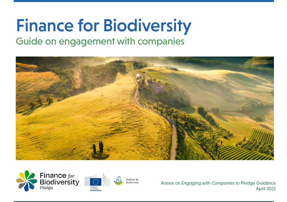 B&B Finance for Biodiversity Guide on engagement with companies (2022)
