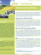 EMAS Resource Efficiency