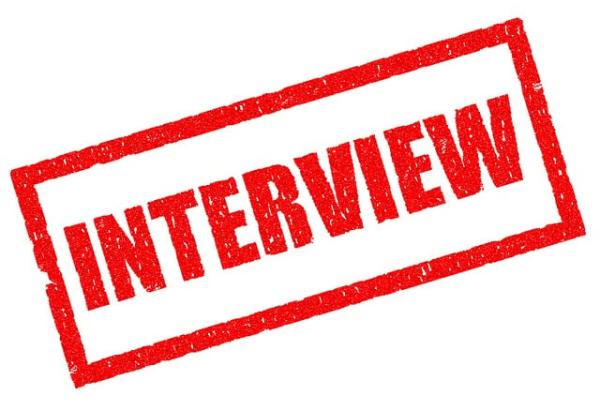 Phrase "Interview" in red